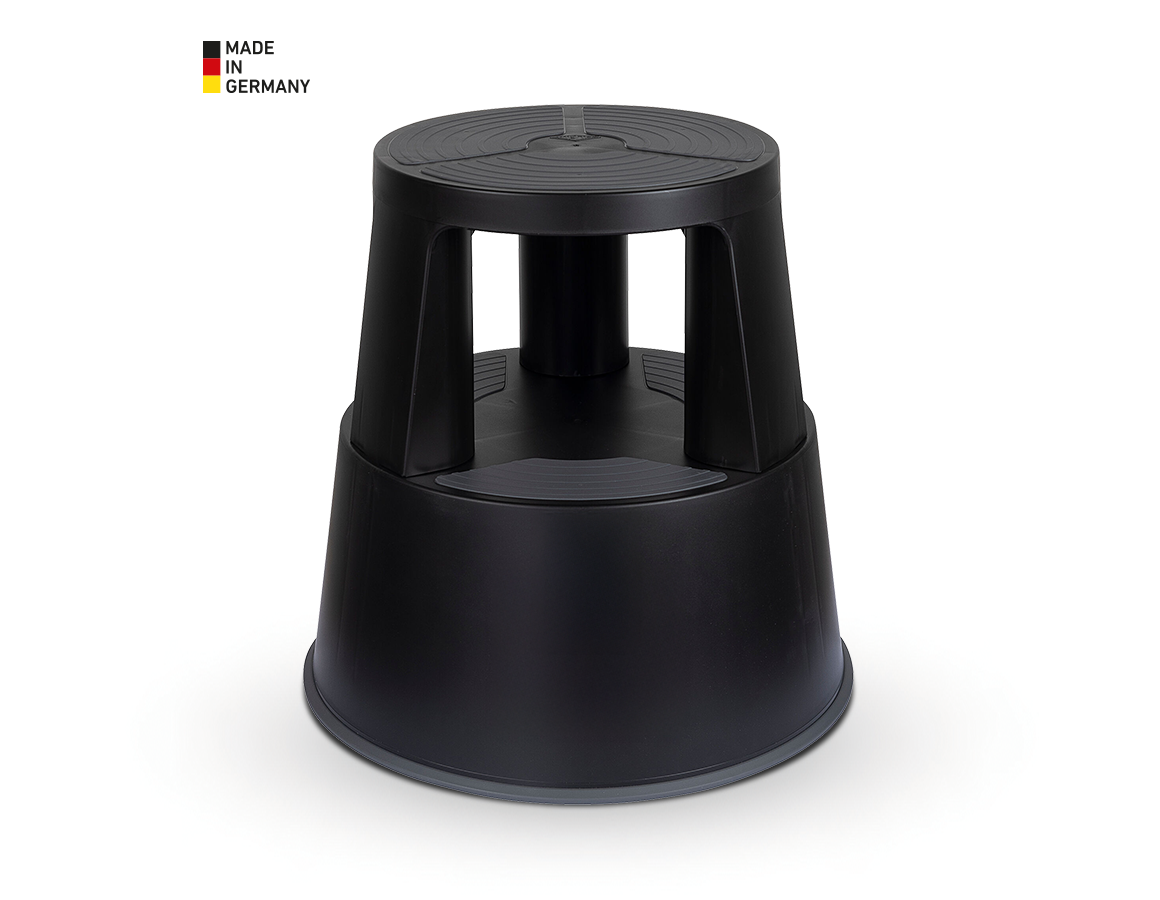 Stühle: Rollhocker + schwarz