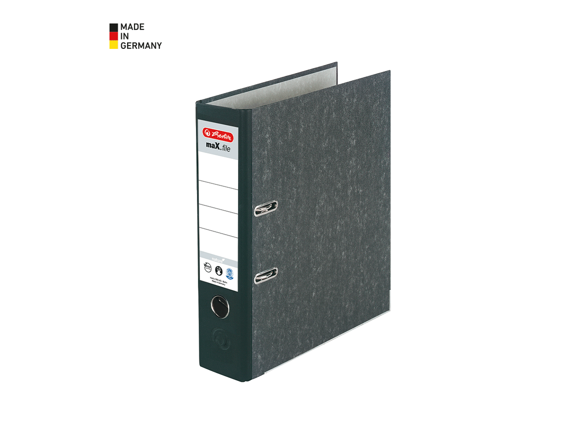 Organisation: Herlitz Ordner maX.file nature + schwarz