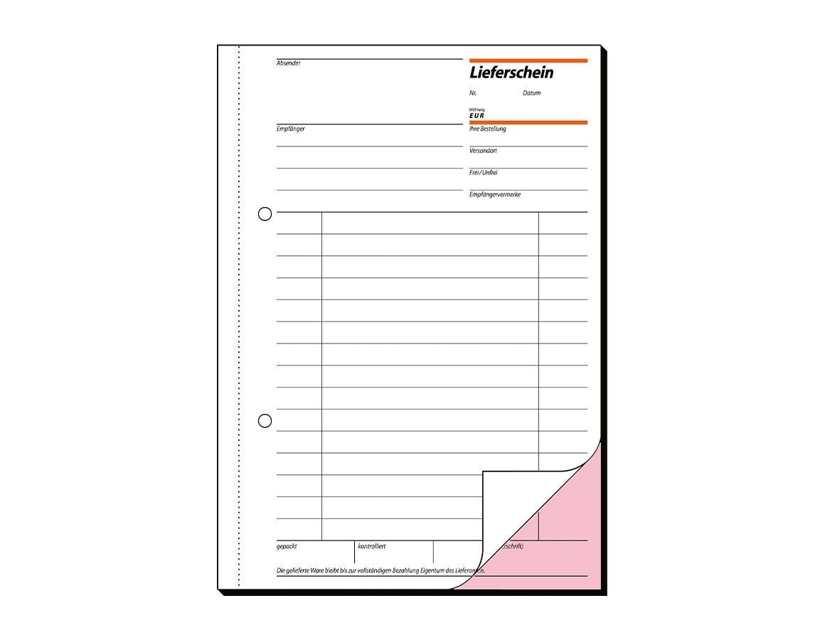 Papierprodukte: Sigel Formularbücher Lieferschein