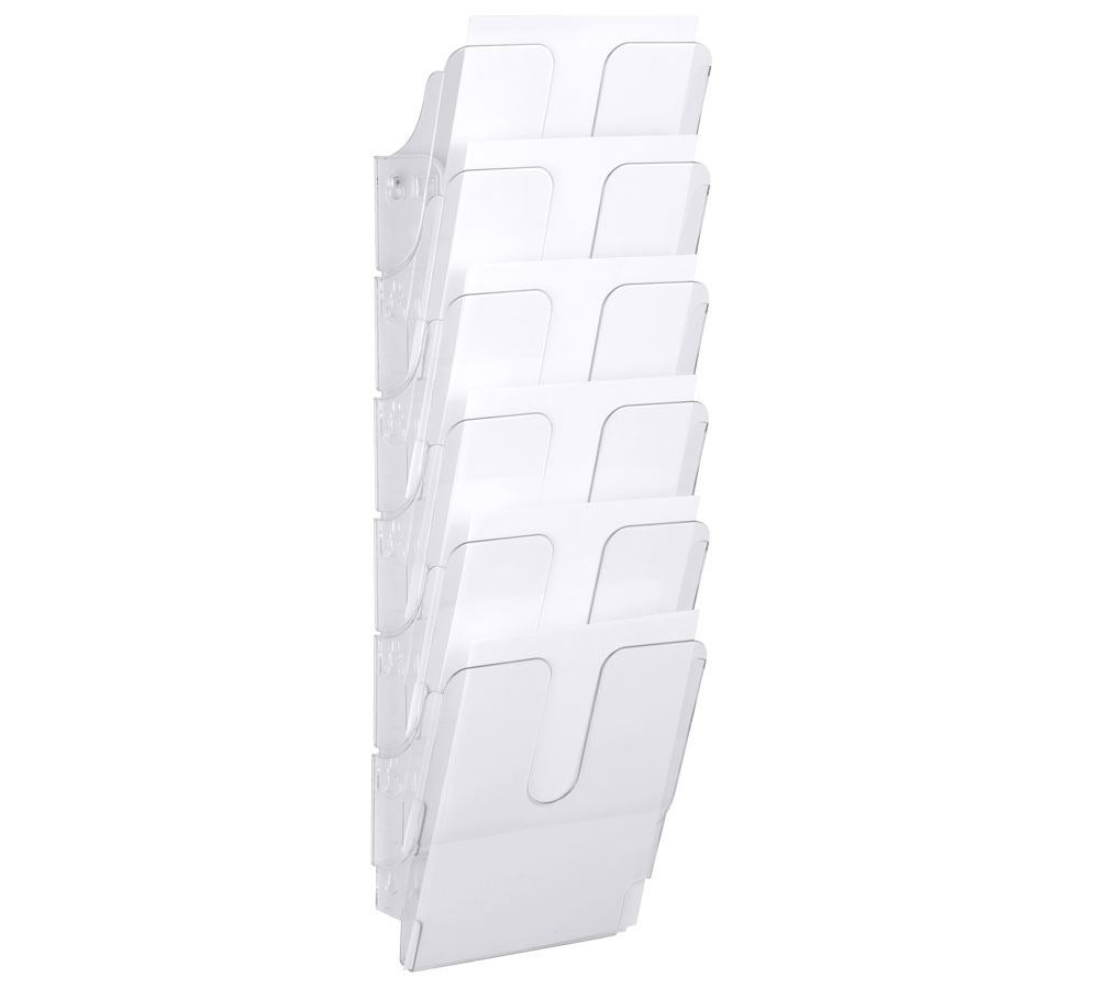 Ablagesysteme: DURABLE Wandprospekthalter + transparent