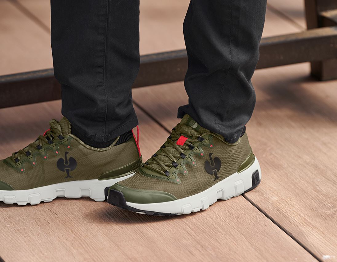 Gastro: Allroundschuhe e.s. Bani low + schlammgrün