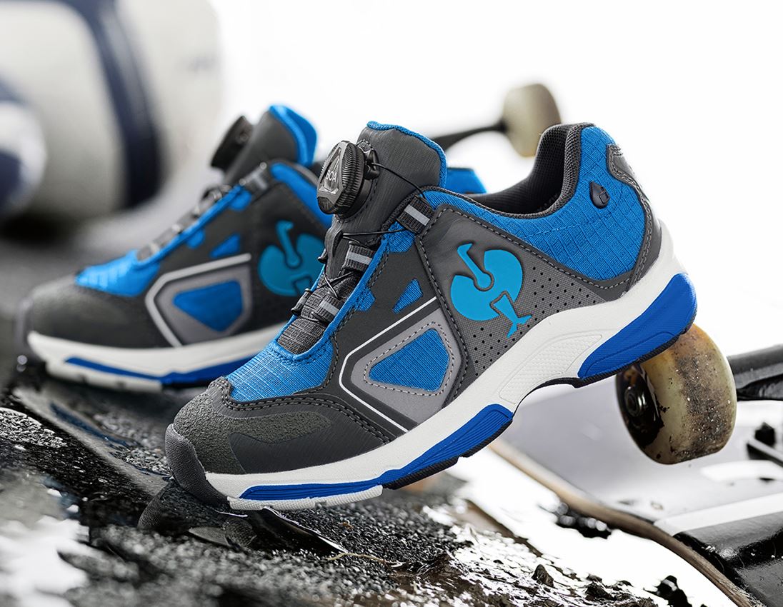 Kinderschuhe: Allroundschuhe e.s. Minkar II, Kinder + enzianblau/graphit/weiß