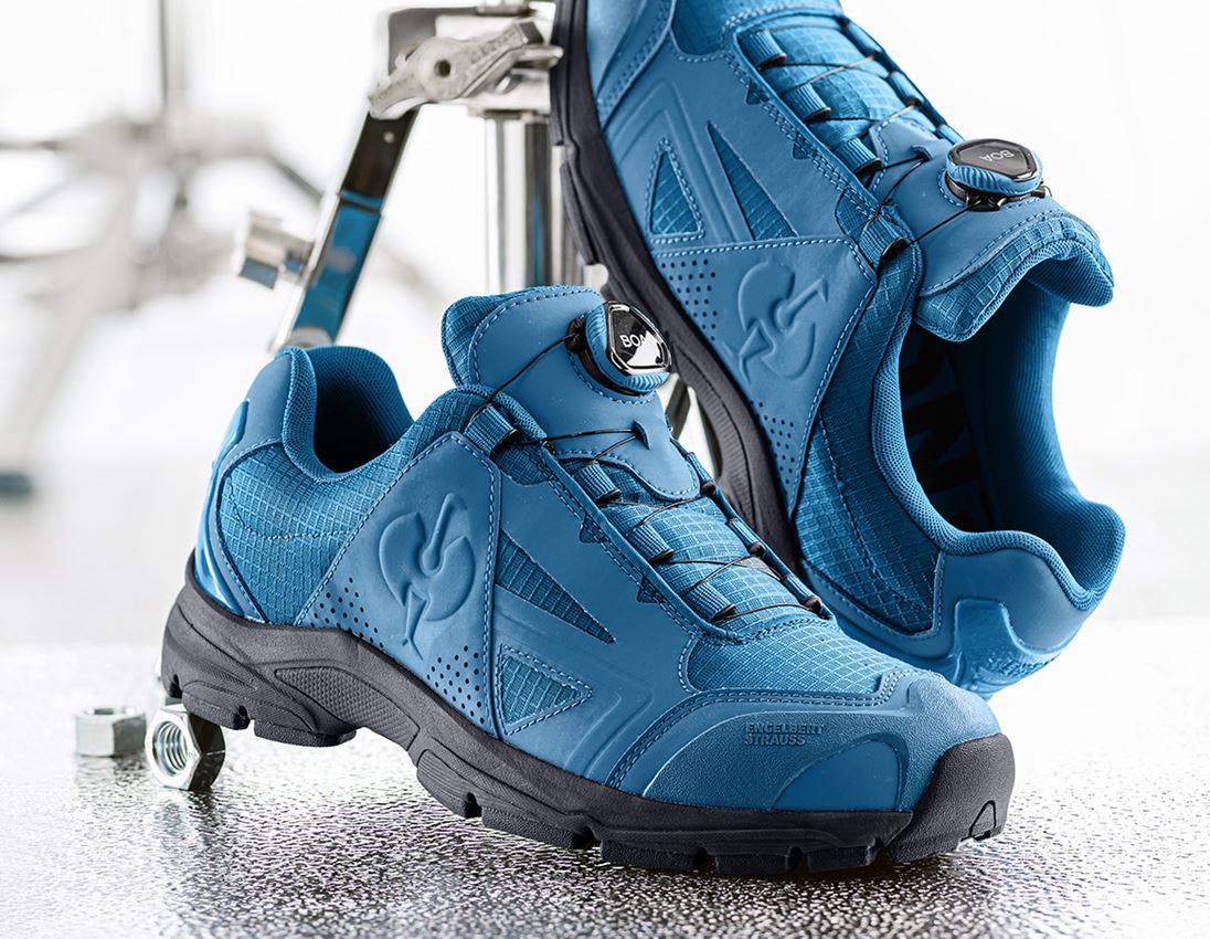 Gastro: O1 Berufsschuhe e.s. Corvids II low + atoll/dunkelblau