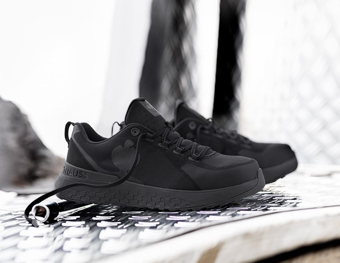 SB: SB Sicherheitshalbschuhe e.s. Comoe low + schwarz