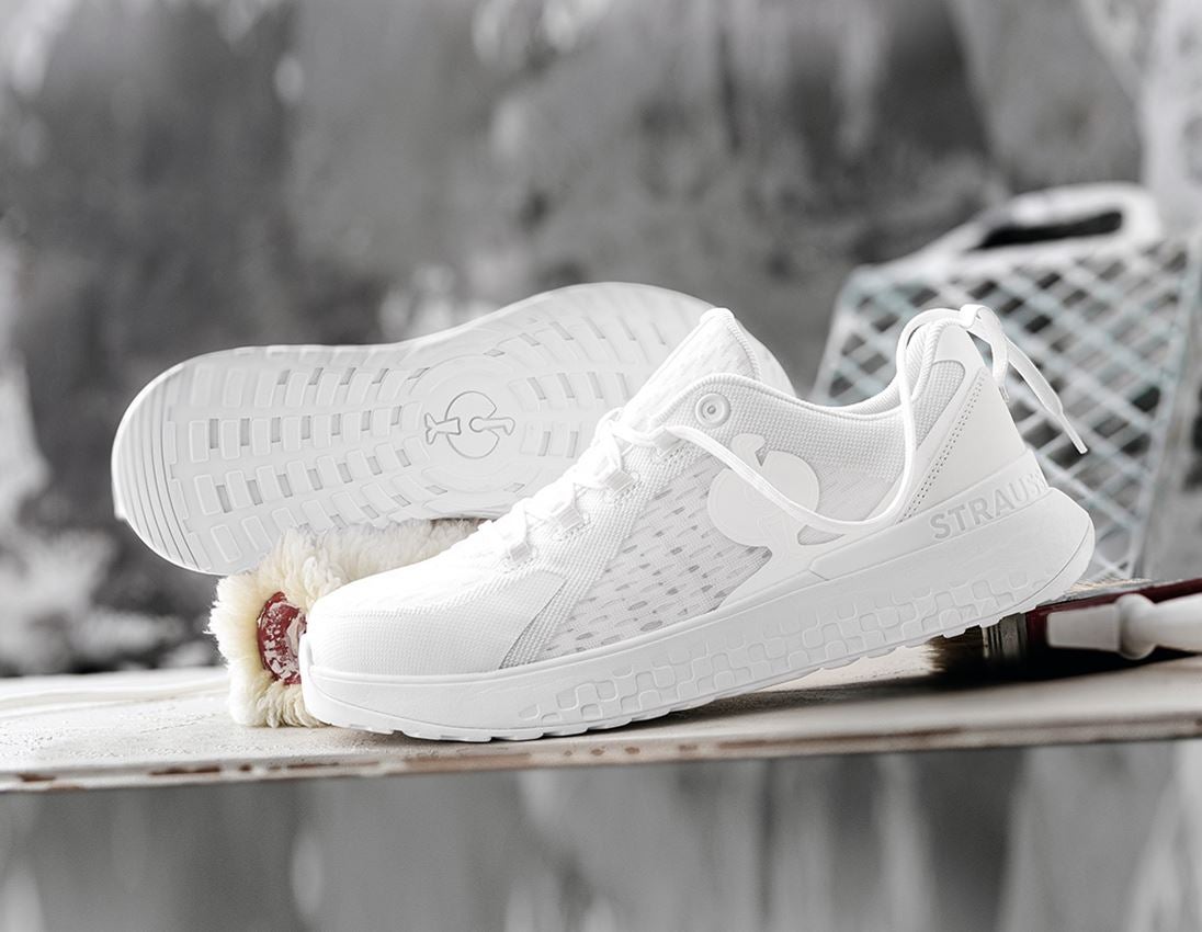 SB: SB Sicherheitshalbschuhe e.s. Comoe low + weiß