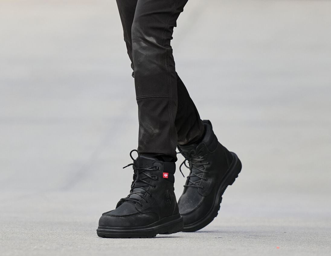 O6: O6 Berufsschuhe e.s. Ridgewood mid + schwarz 2