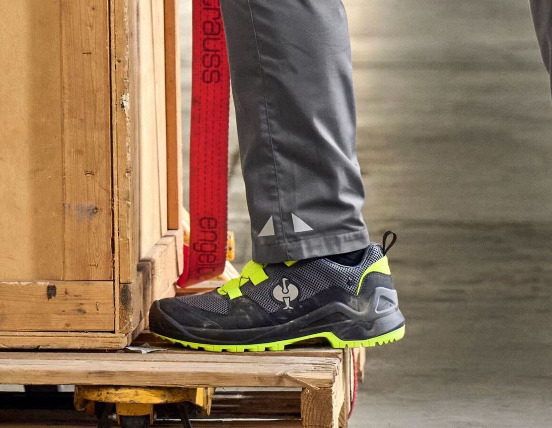 Schuhe: O6 Berufsschuhe e.s. Adelaide low + anthrazit/warngelb 2