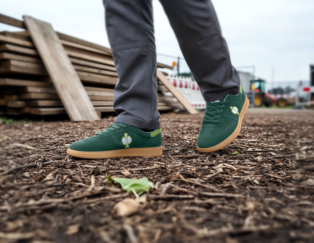 O1: O1 Berufsschuhe e.s. Brockton low + grün 2