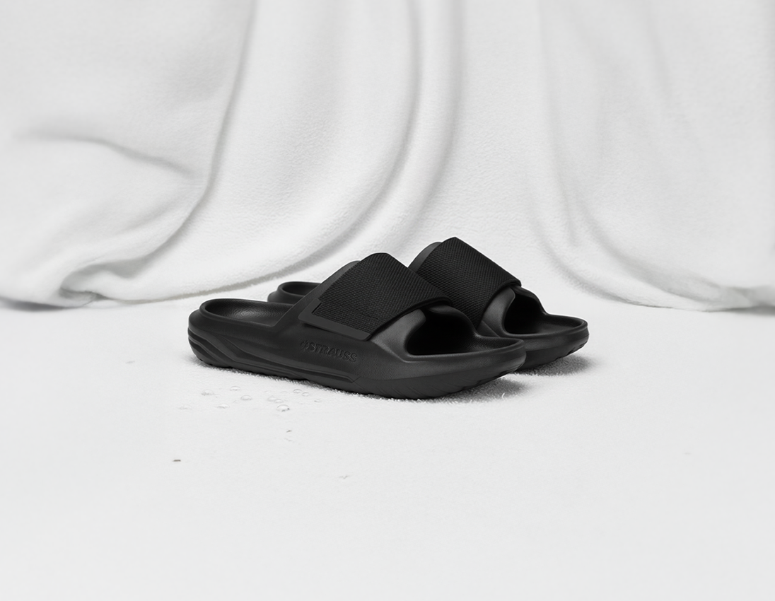 Pantoletten | Clogs: Badesandale e.s. Creswick + schwarz