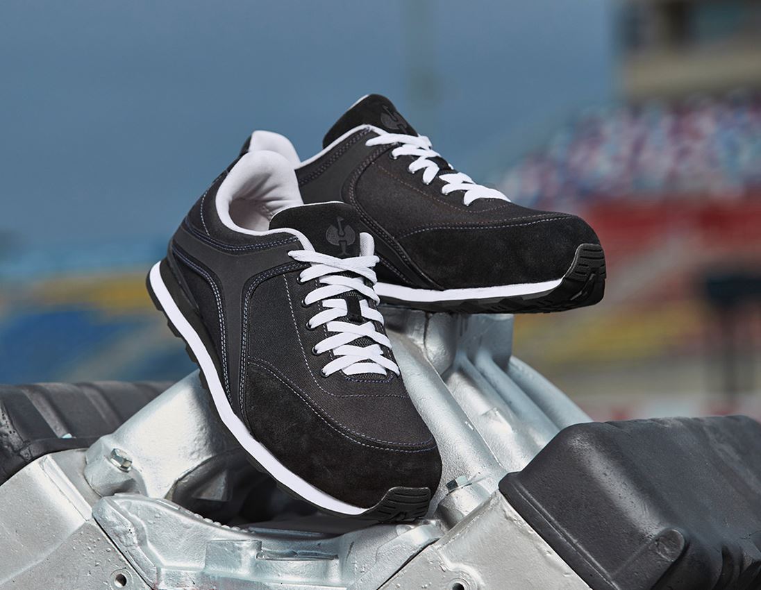 S1P: e.s. S1P Sicherheitshalbschuhe Sutur + schwarz/weiß
