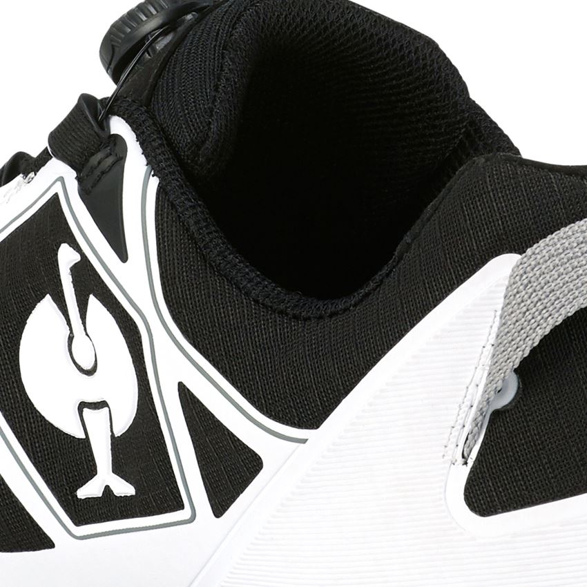 S1: S1 Sicherheitshalbschuhe e.s. Baham II low + schwarz/weiß 2