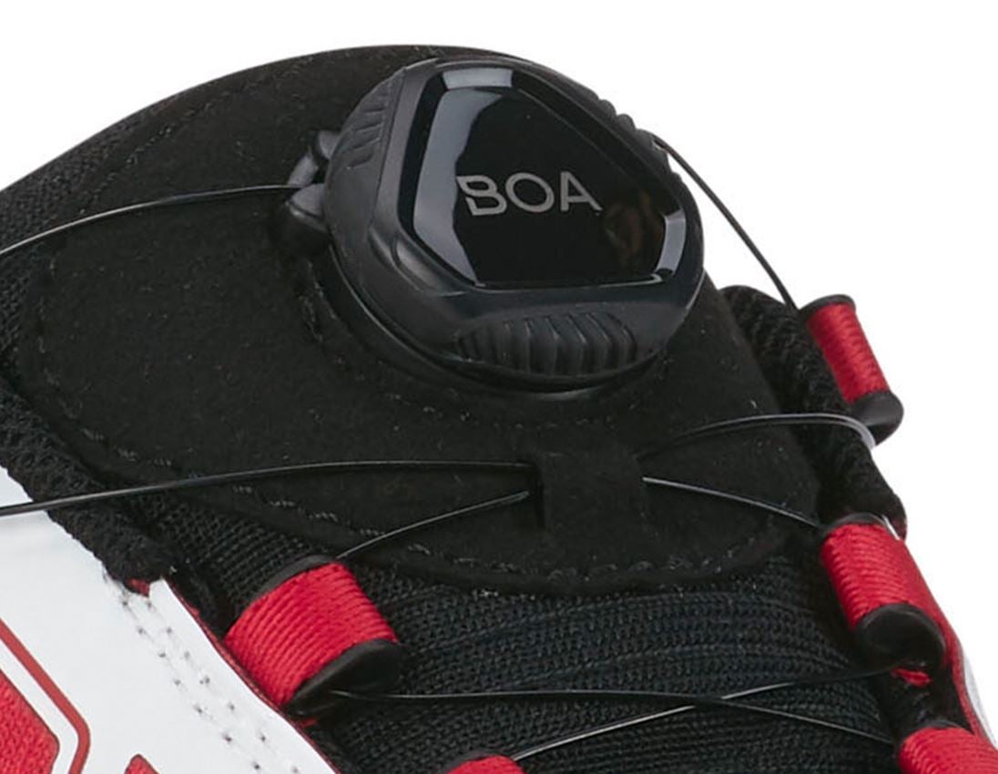 S1: S1 Sicherheitshalbschuhe e.s. Baham II low + rot/schwarz 2