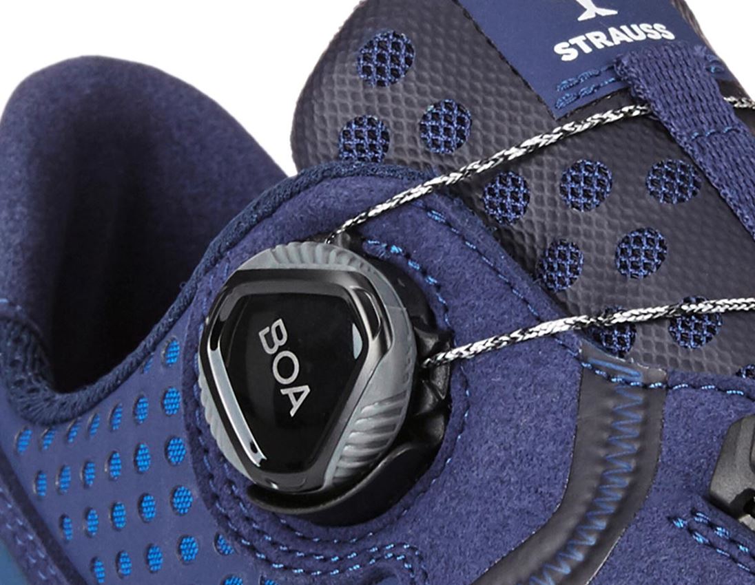 S1: S1 Sicherheitshalbschuhe e.s. Mareb + tiefblau/alkaliblau 2