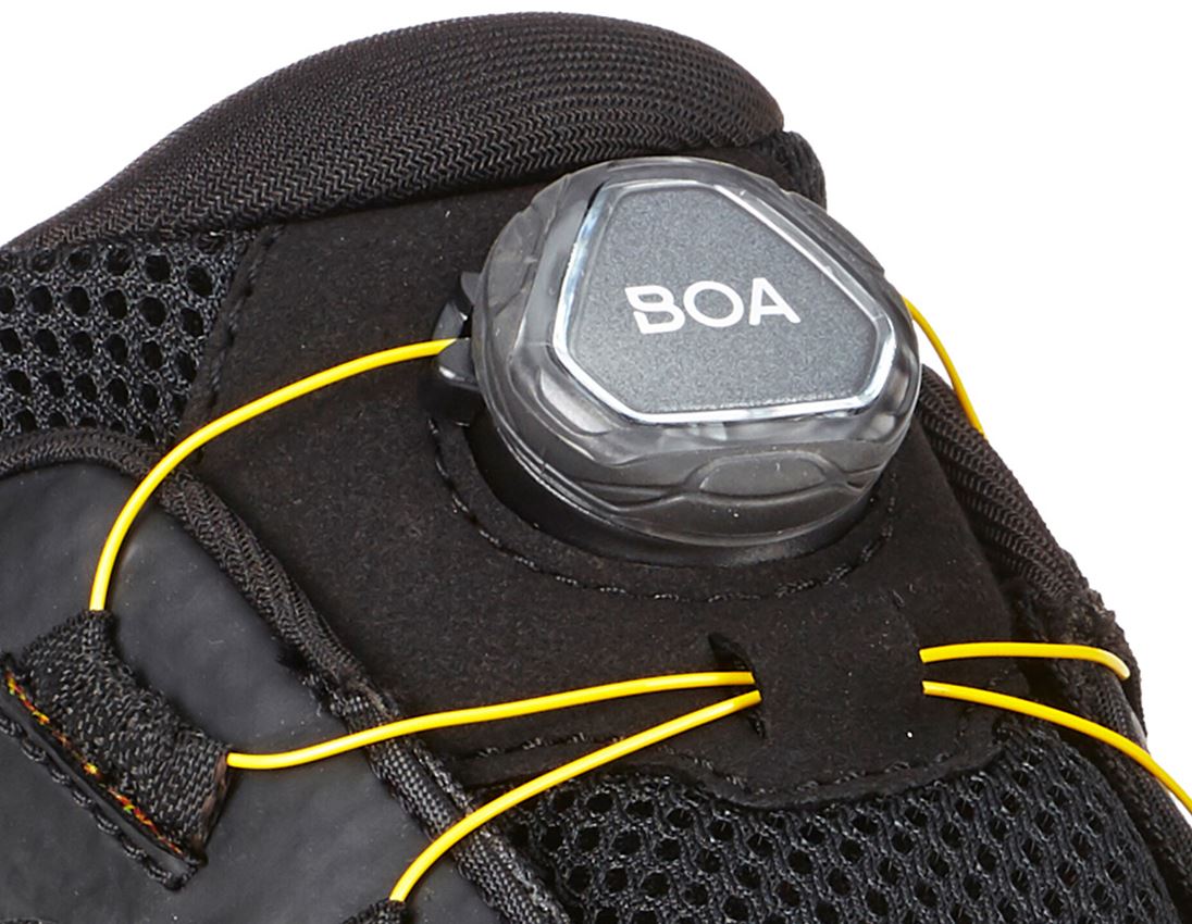 S1: S1 Sicherheitshalbschuhe e.s. Tegmen IV low + schwarz/warngelb/warnorange 1