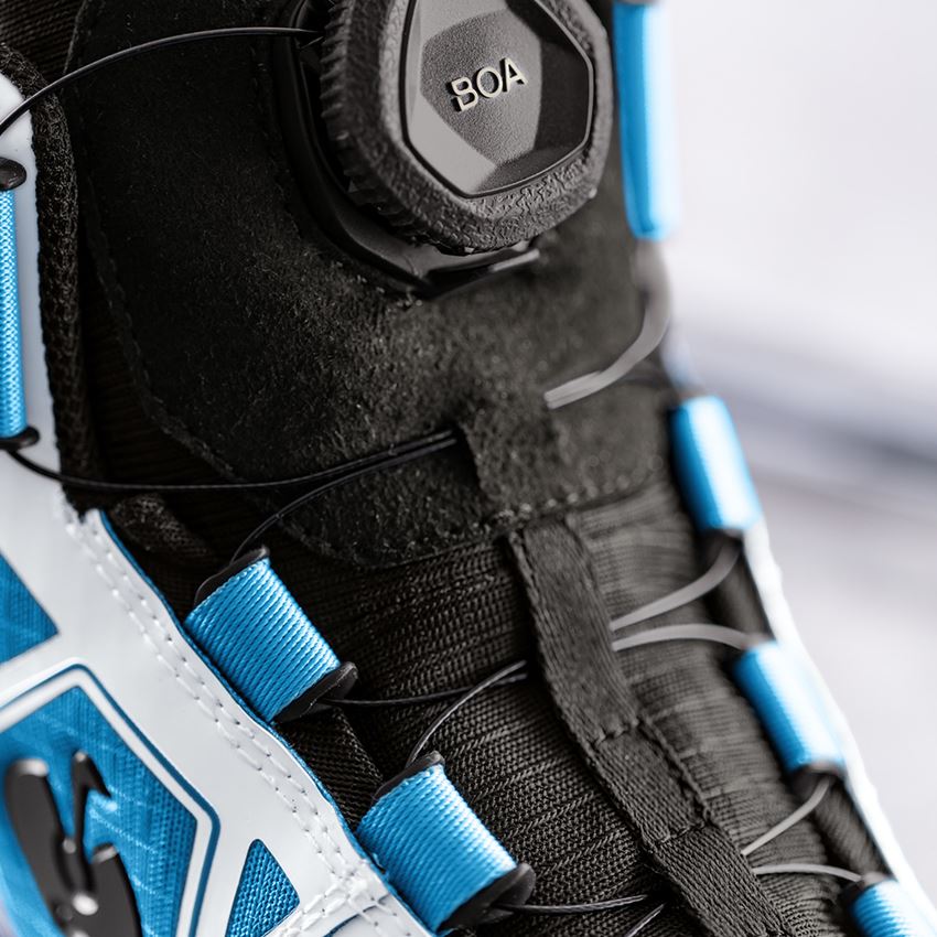 S1P: S1P Sicherheitsschuhe e.s. Baham II mid + kornblau/schwarz 2