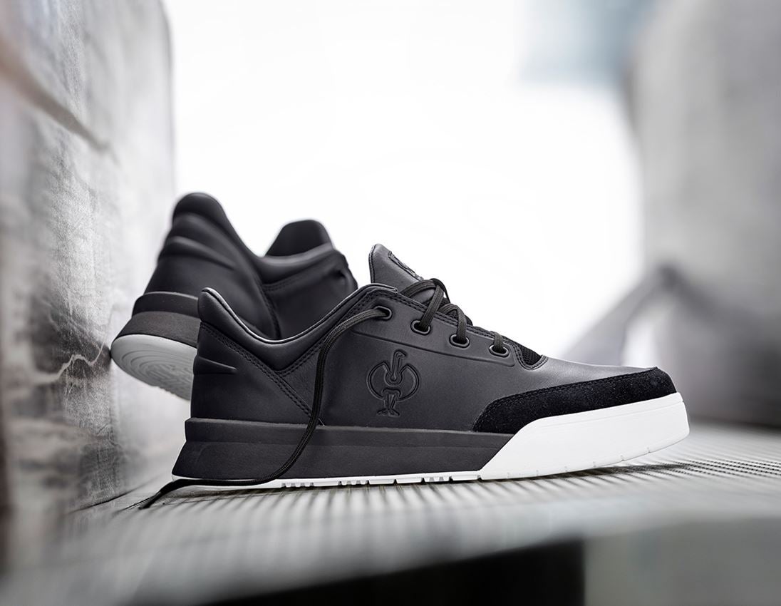 S1: S1 Sicherheitshalbschuhe e.s. Otavi + schwarz/weiß