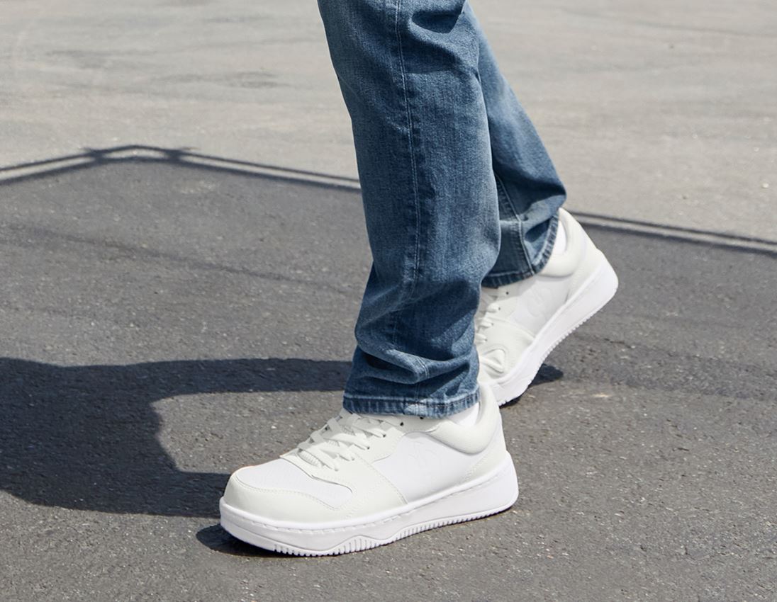 S1: S1 Sicherheitshalbschuhe e.s. Eindhoven low + weiß 1