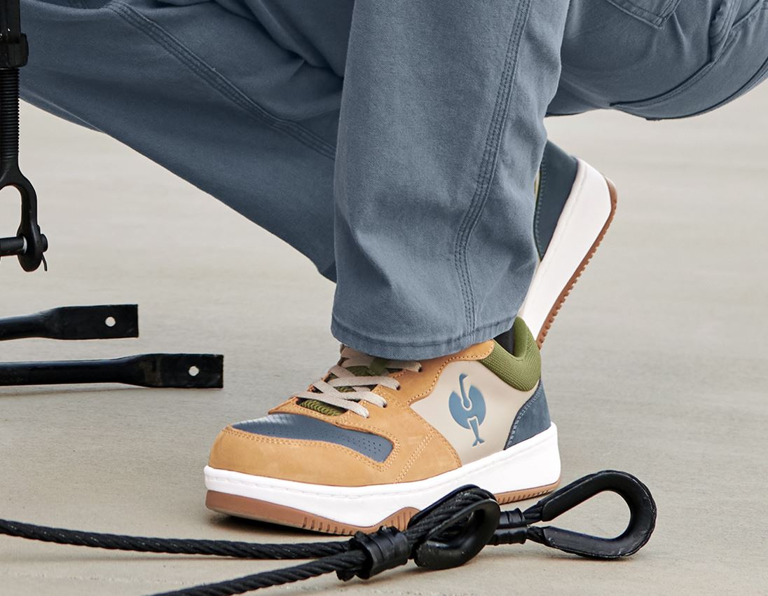 S1: S1 Sicherheitshalbschuhe e.s. Eindhoven low + delphingrau/oxidblau 1