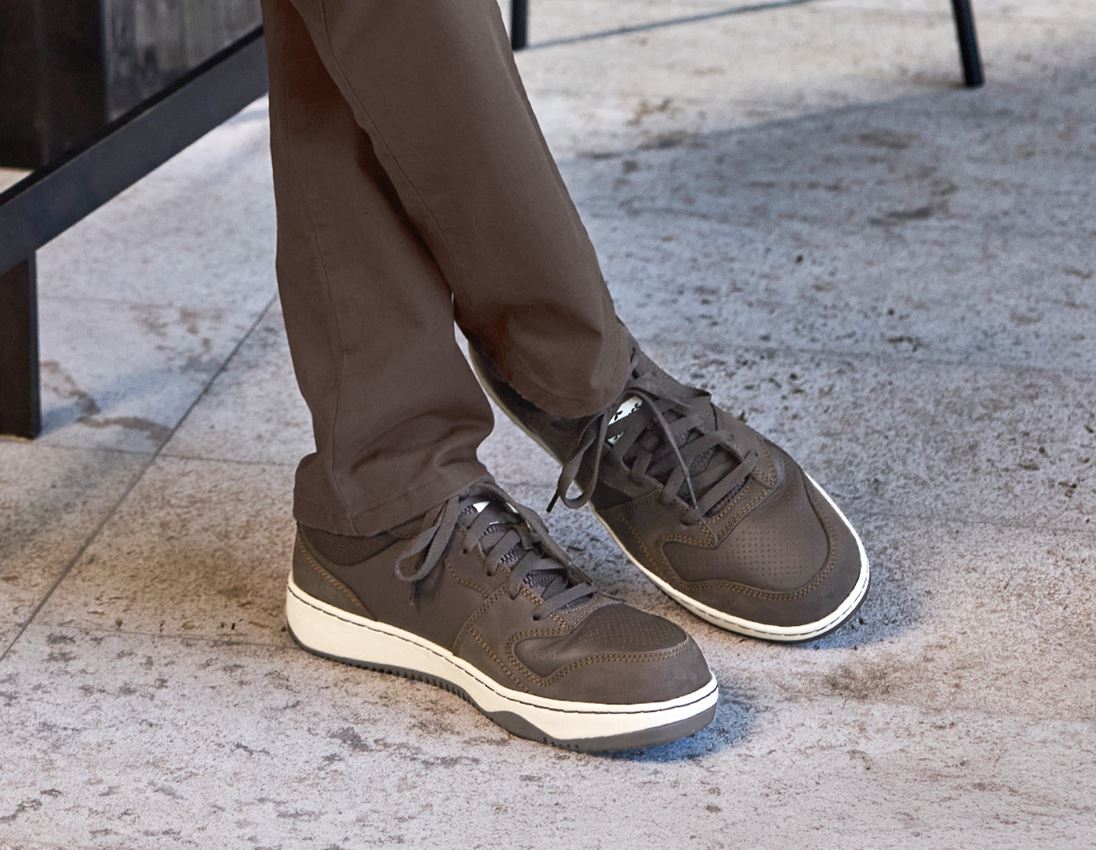 Gastro: S1 Sicherheitshalbschuhe e.s. Eindhoven low + kastanie 2