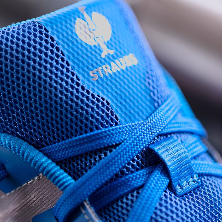 S1: S1 Sicherheitshalbschuhe e.s. Padua low + platin/enzianblau 2