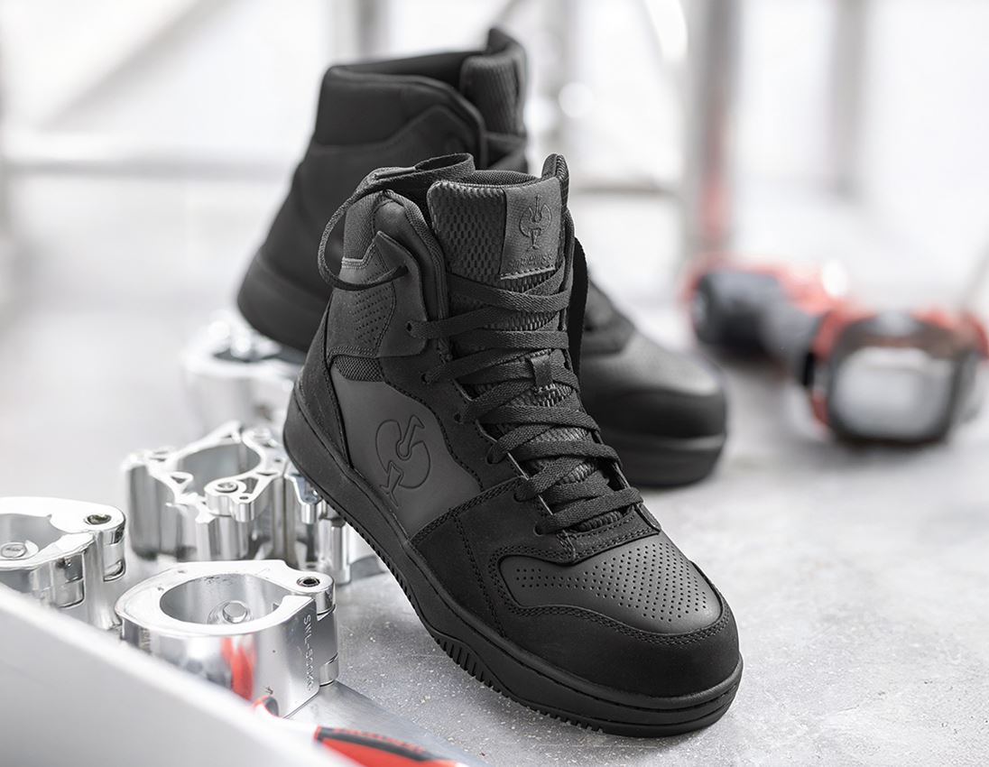 S1P: S1P Sicherheitsschuhe e.s. Eindhoven mid + schwarz 1