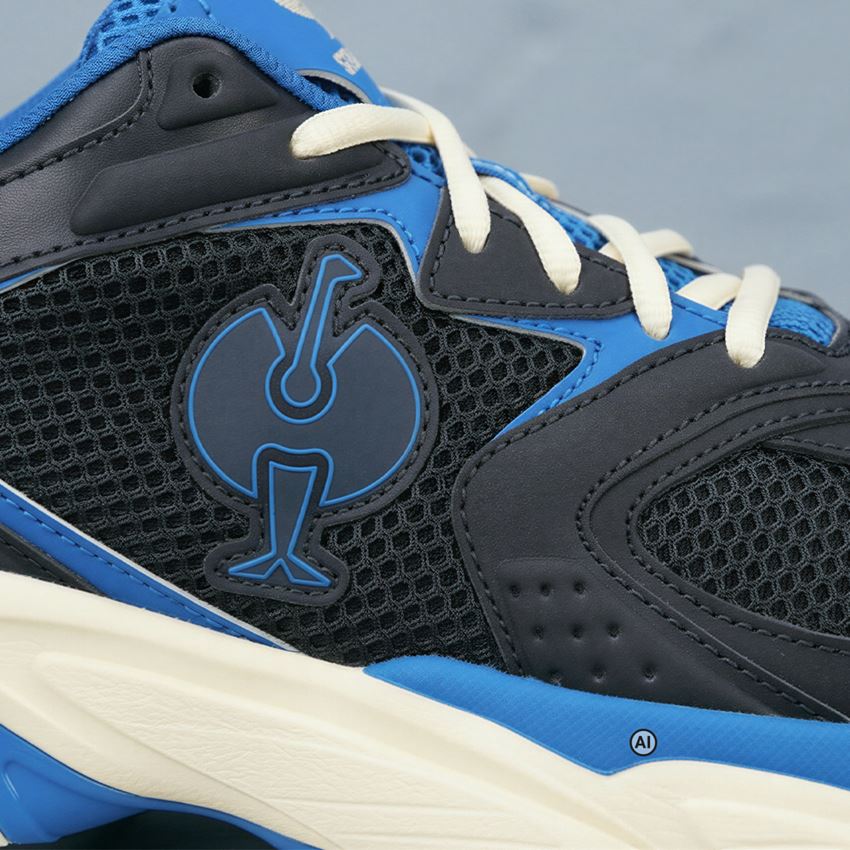 KI-generiert / modifiziert - Gastro: S1 Sicherheitsschuhe e.s. St. Louis low + enzianblau 2