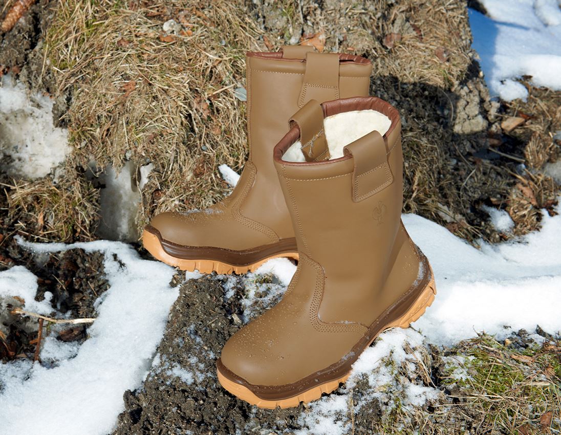 S3: S3 Winter-Sicherheitsstiefel + braun