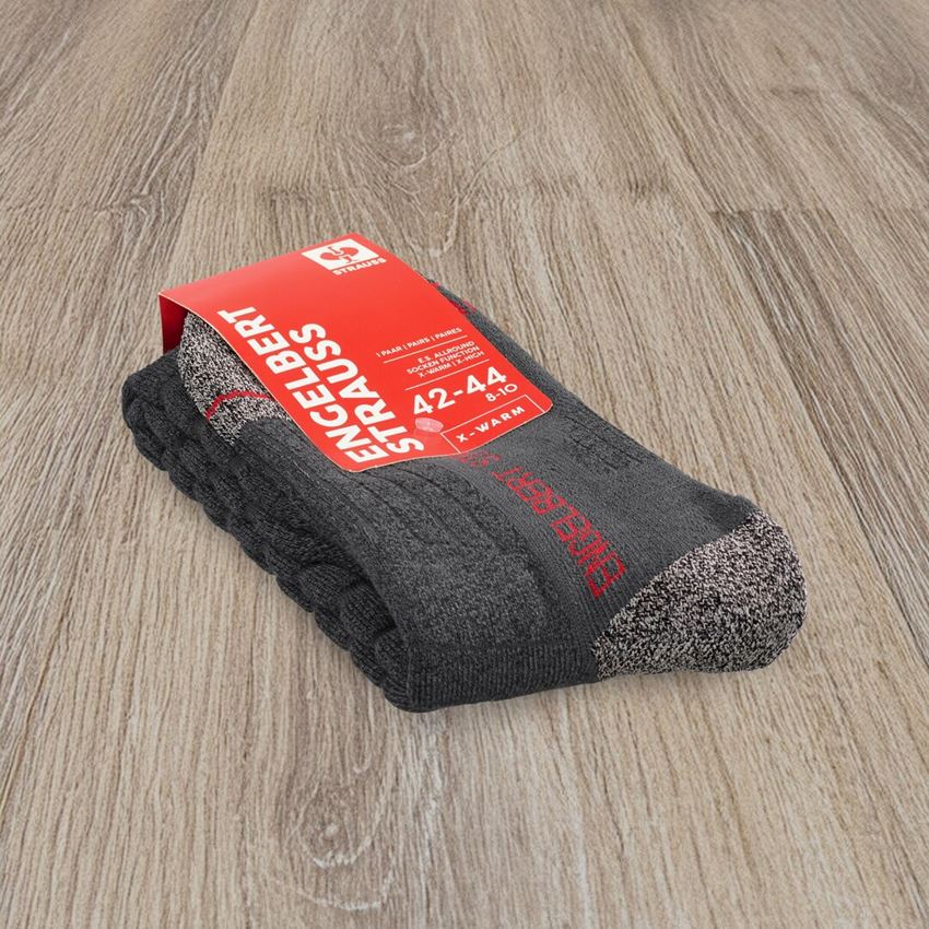Socken | Strümpfe: e.s. Allround Socken Function x-warm/x-high + dunkelgrau melange 2