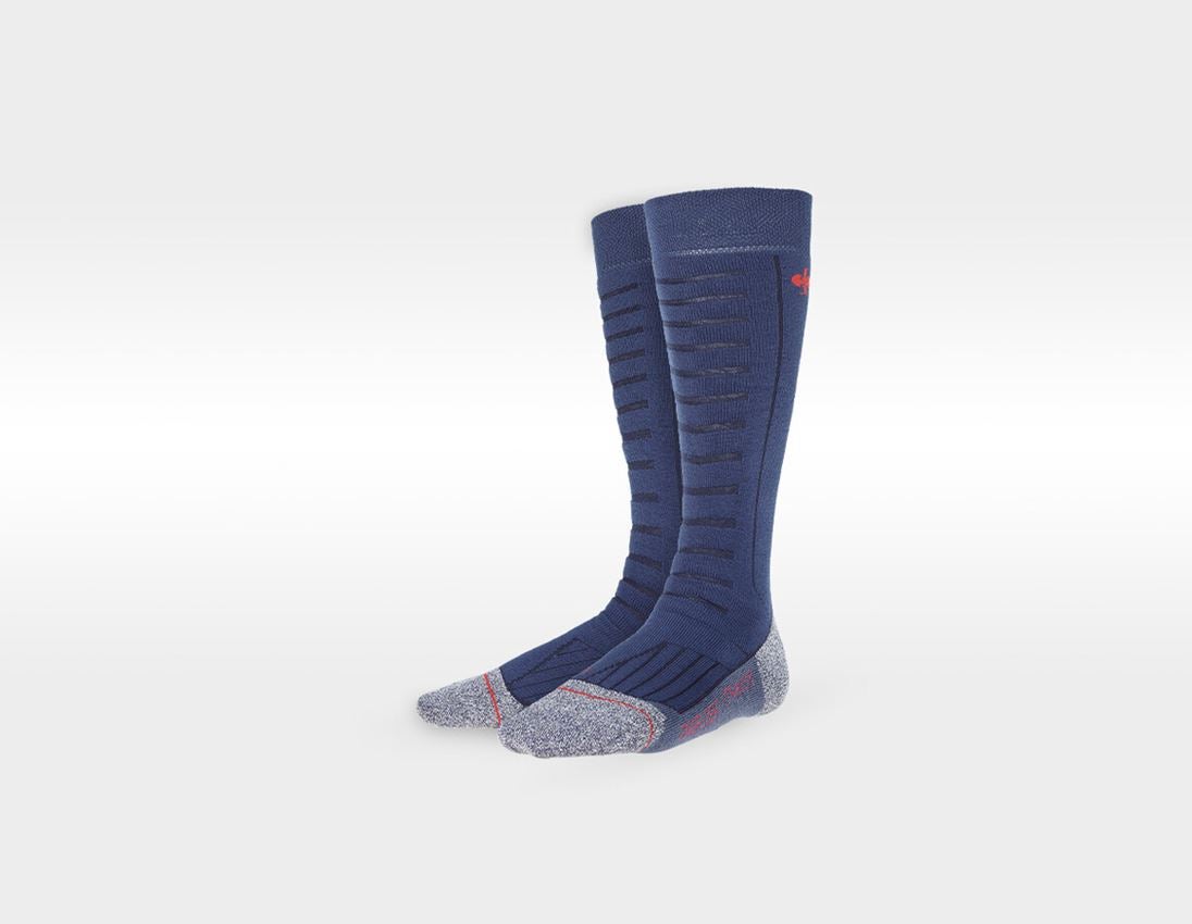 Socken | Strümpfe: e.s. Allround Socken Function x-warm/x-high + dunkelblau