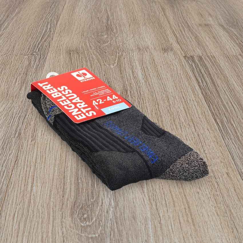 Socken | Strümpfe: e.s. Allround Socken Function cool/high + dunkelgrau melange 2