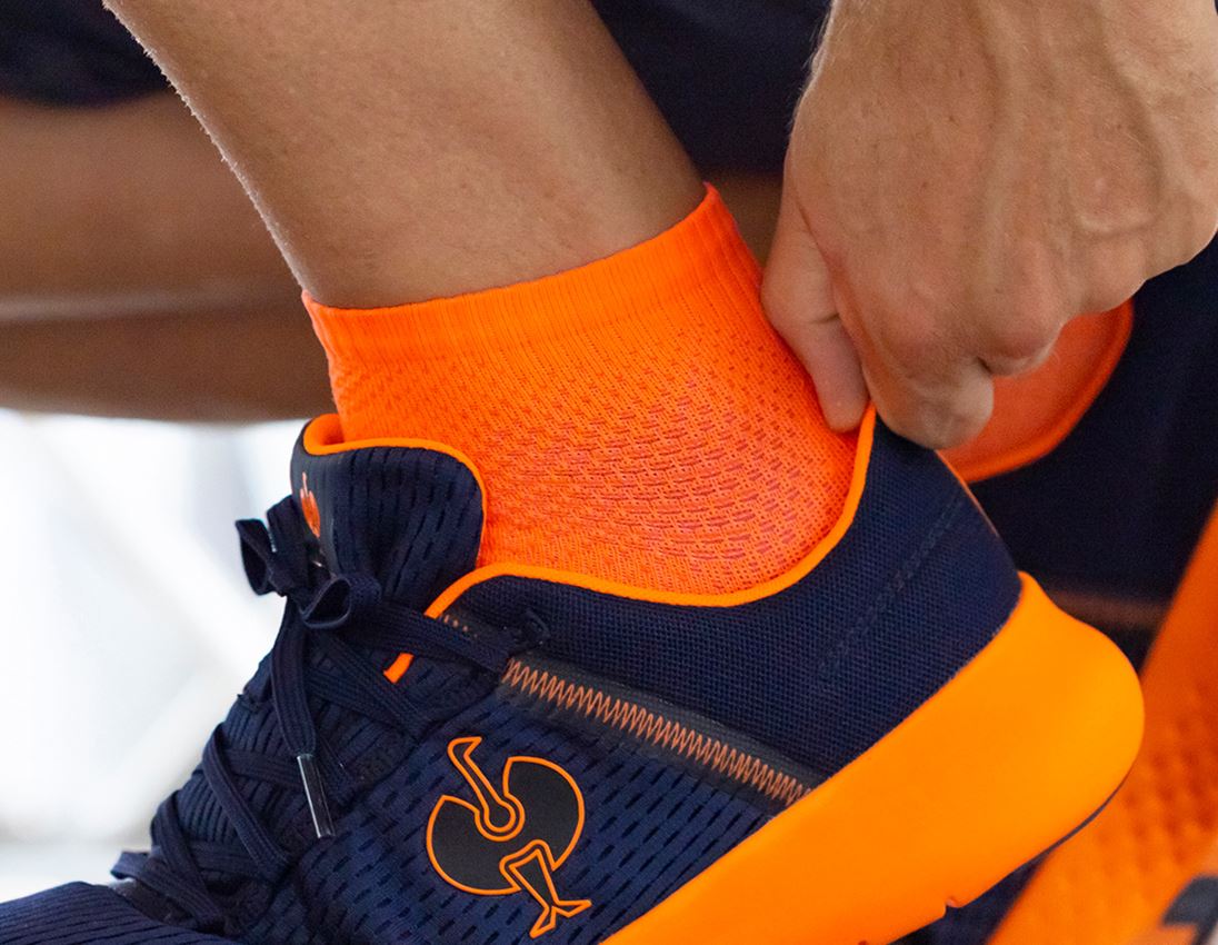 Socken | Strümpfe: e.s. Allseason Socken Function light/low + warnorange/dunkelblau 1
