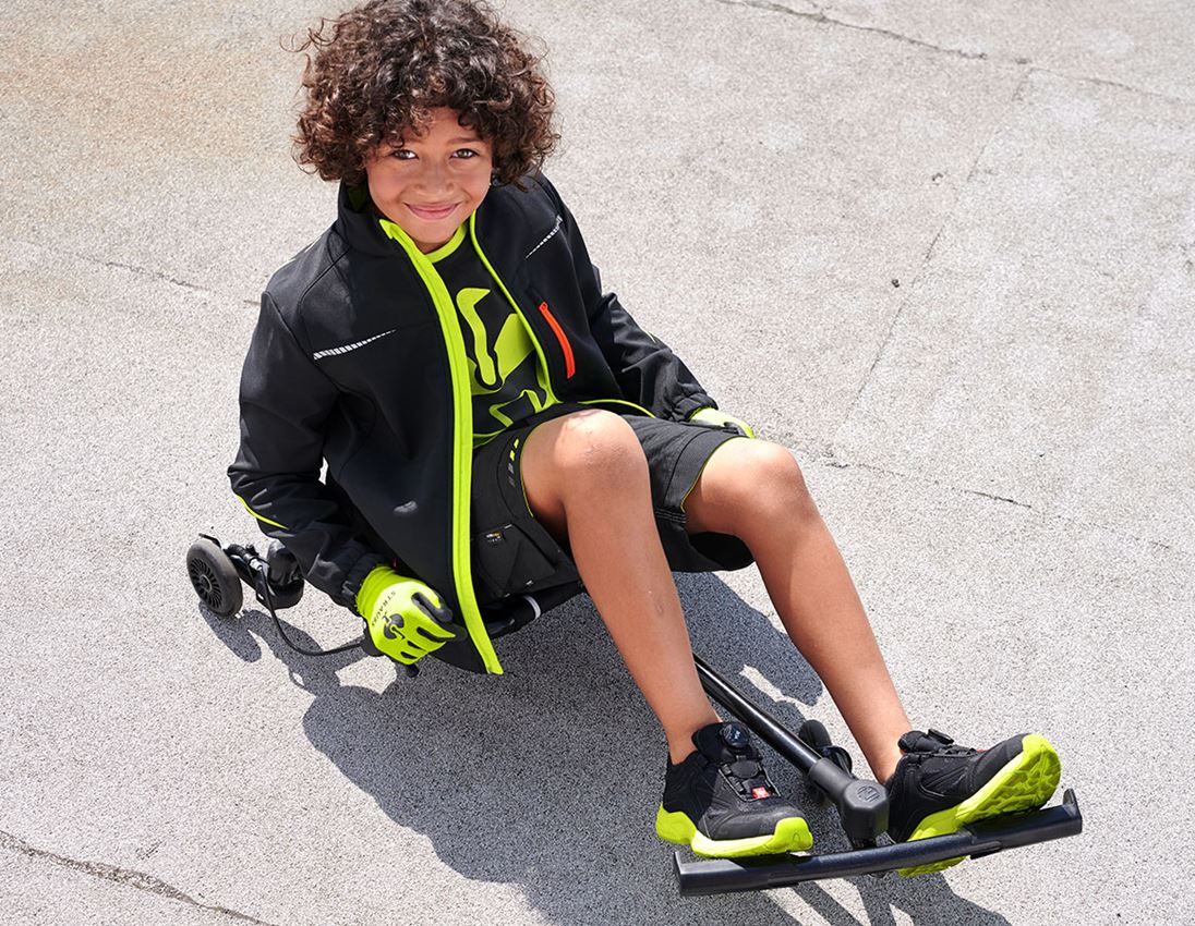 Accessoires: e.s. Kinder-Nitrilschaum Handschuhe + warngelb