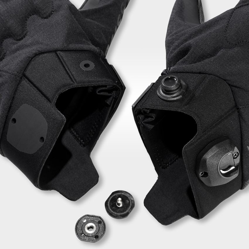 Hybrid: Handschuhe e.s.trail allseason + schwarz/acidgelb 2