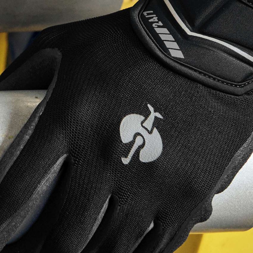 Beschichtet: Hybrid Handschuhe e.s.motion 24/7 + schwarz 2