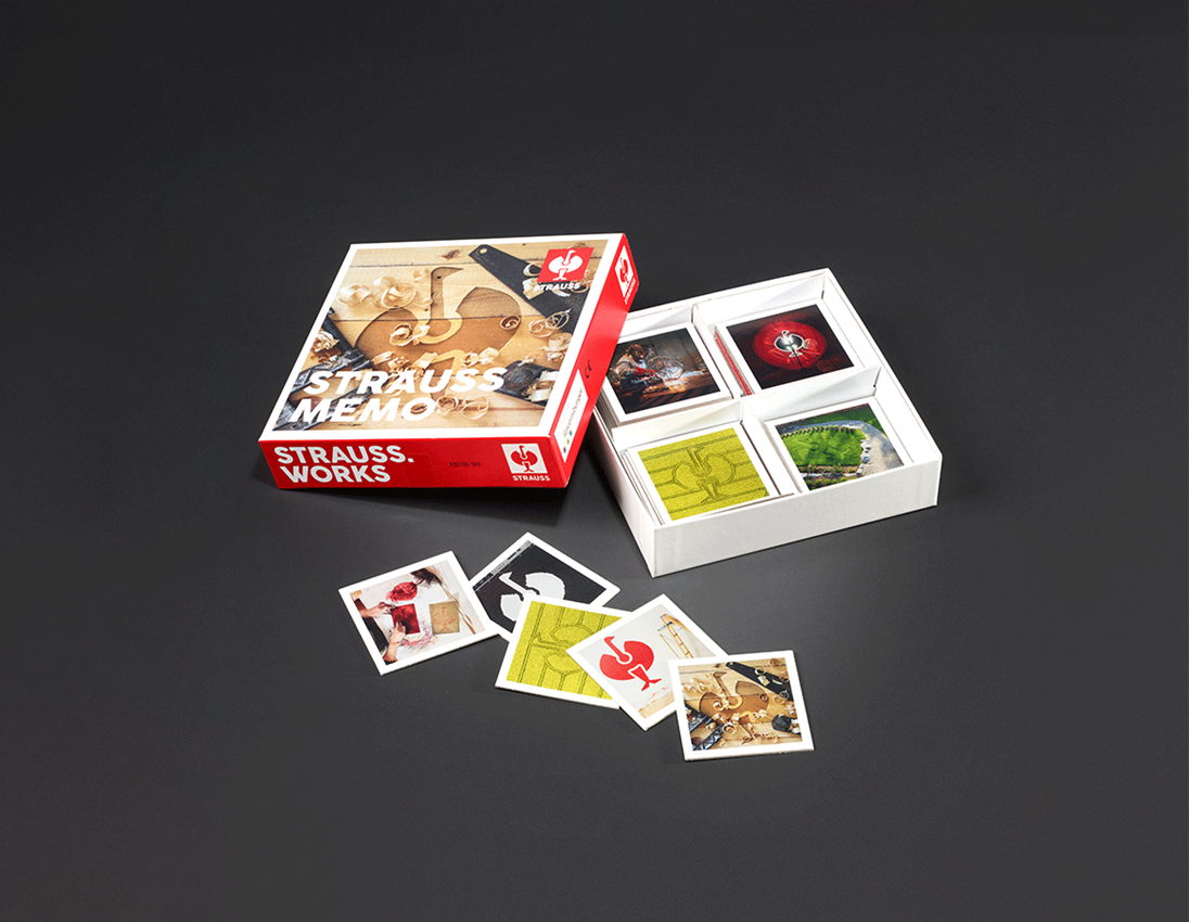 Bekleidung: STRAUSS Memory Kinder Geschenk-Set + beere 1