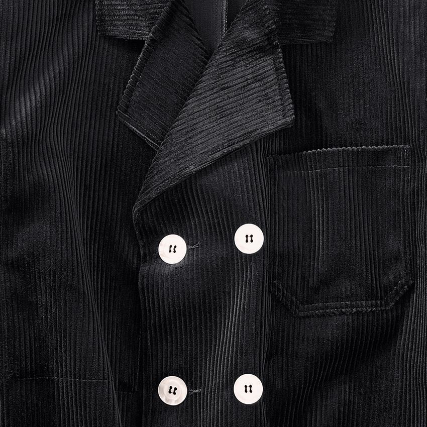 Jacken: Zunftjacke Grobcord + schwarz 2