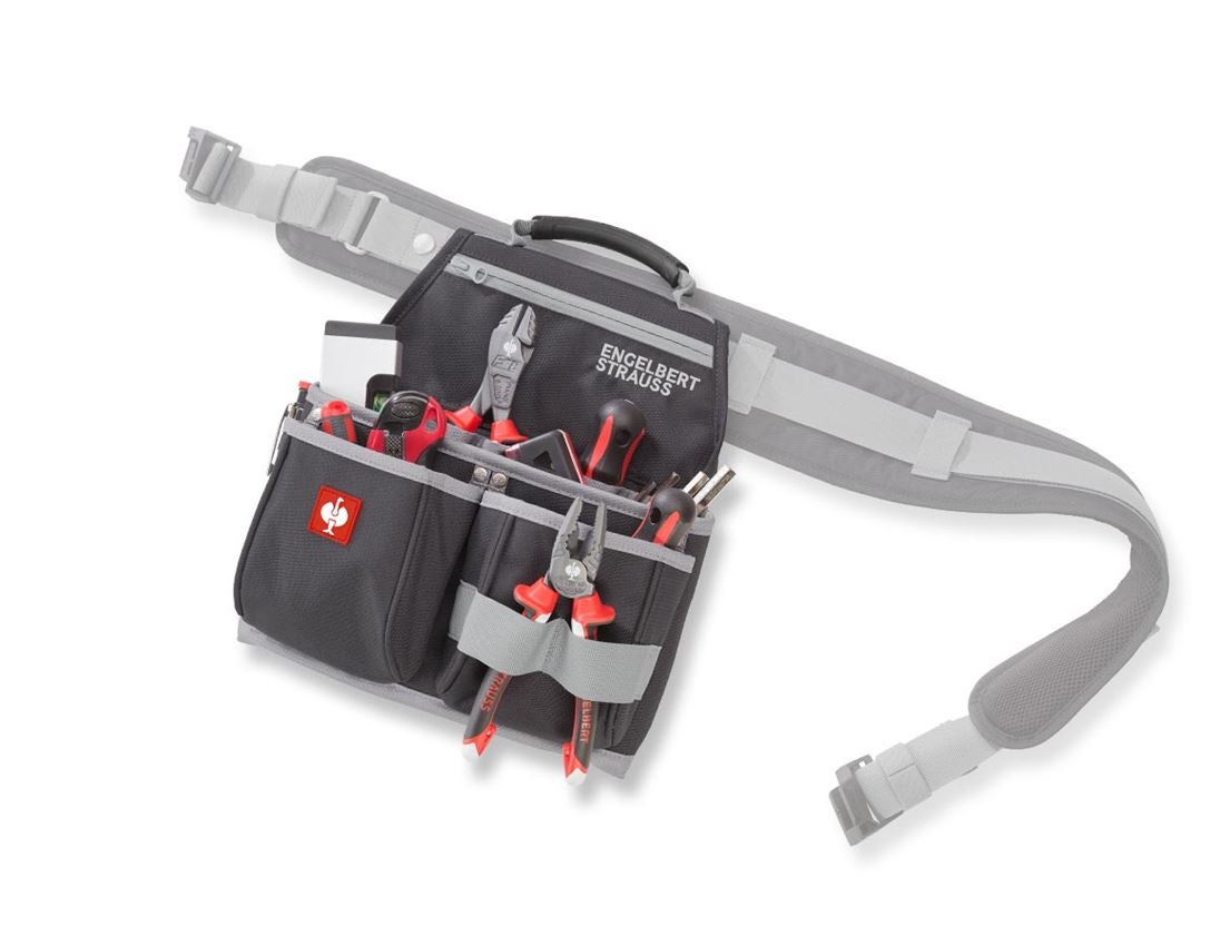 Accessoires: e.s. Werkzeugtasche, 3 Fächer + anthrazit/platin 3