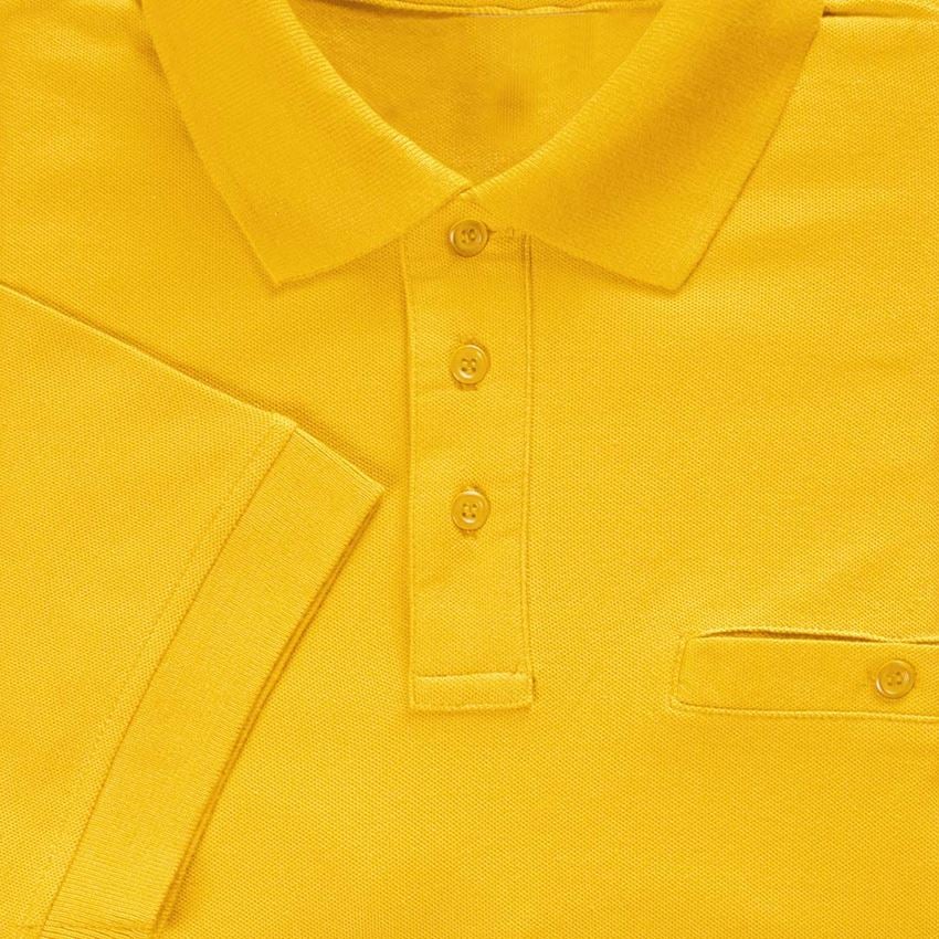 Shirts & Co.: e.s. Polo-Shirt cotton Pocket + gelb 2