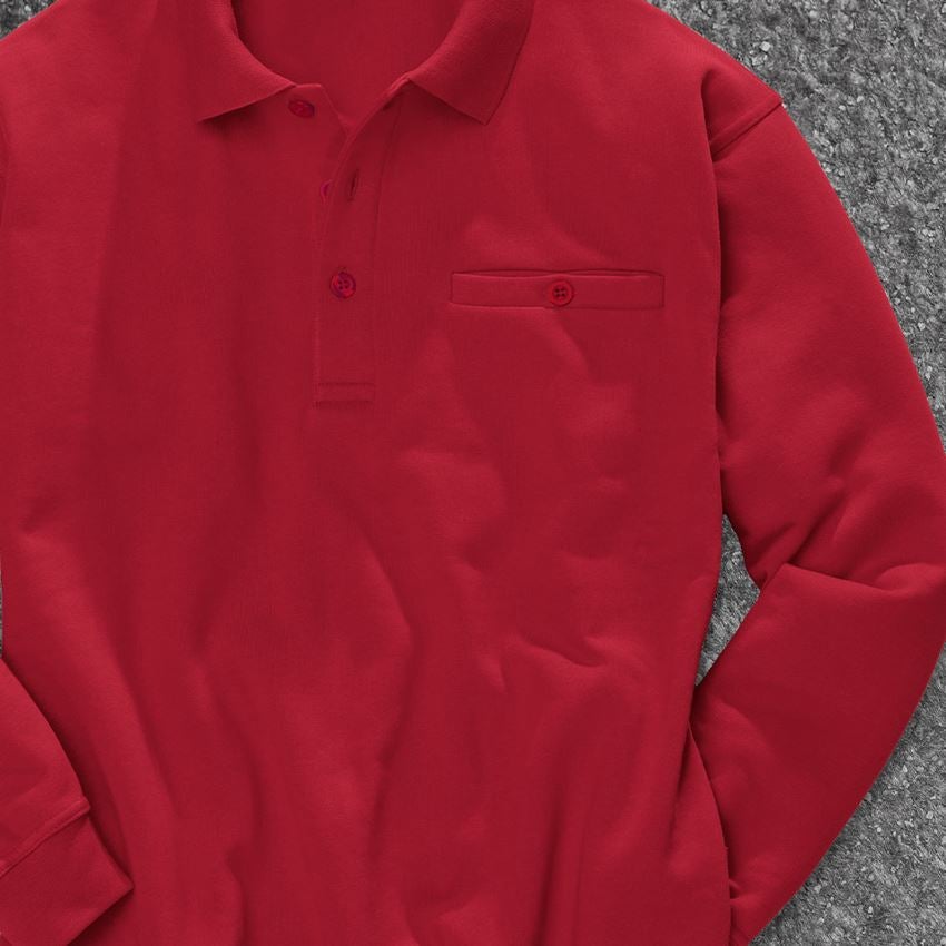 Shirts & Co.: e.s. Sweatshirt poly cotton Pocket + rot 2