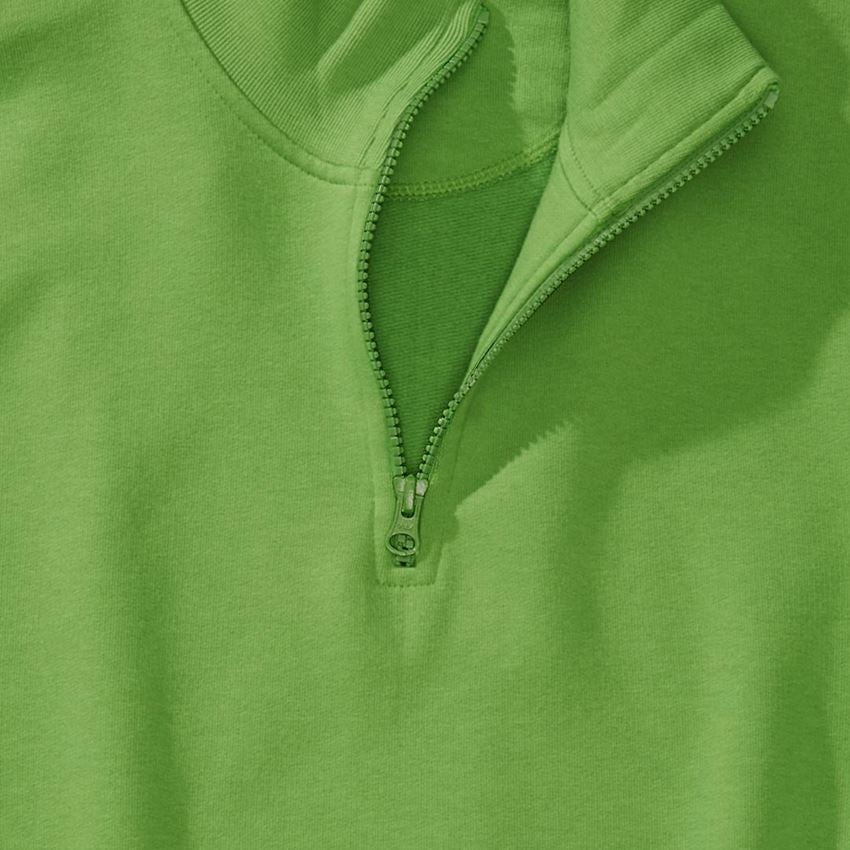 Shirts & Co.: e.s. ZIP-Sweatshirt poly cotton + seegrün 2