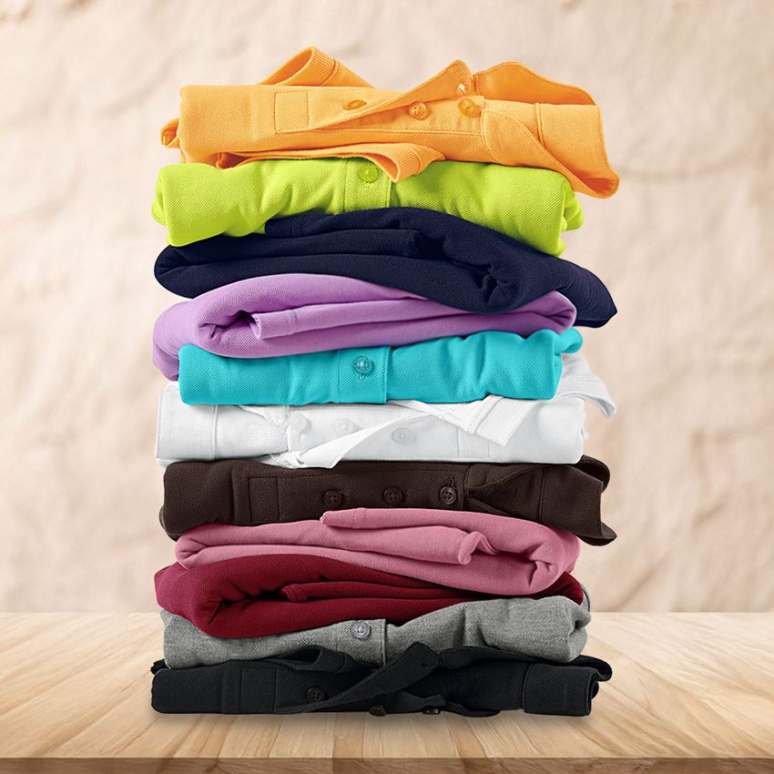 Shirts & Co.: e.s. Polo-Shirt cotton Mandarin, Damen + maigrün 2