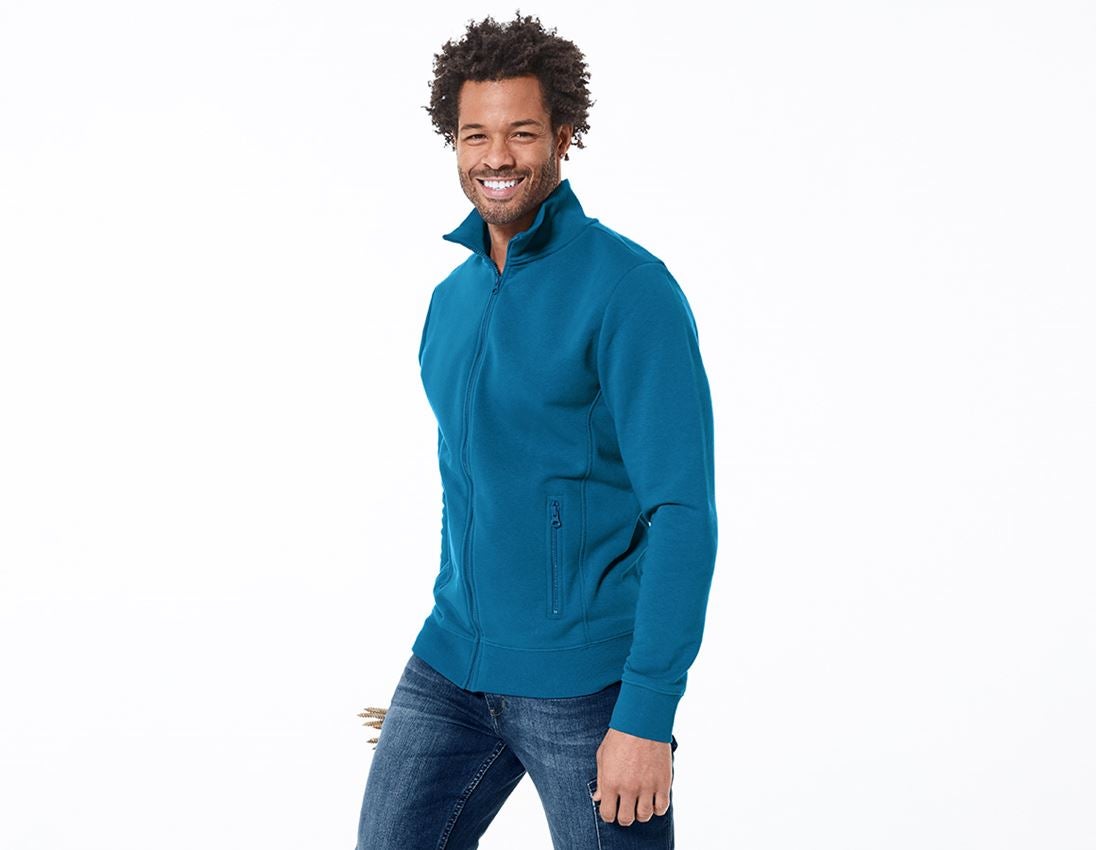 Shirts & Co.: e.s. Sweatjacke poly cotton + atoll