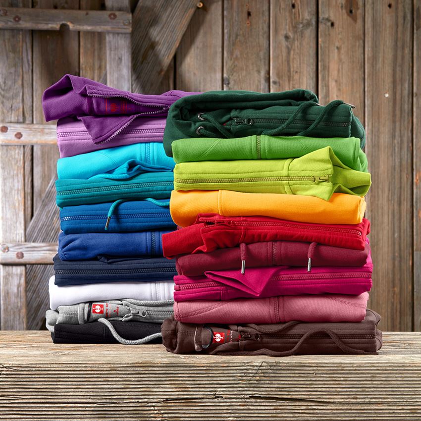 Shirts & Co.: e.s. Sweatjacke poly cotton, Damen + ozean 2