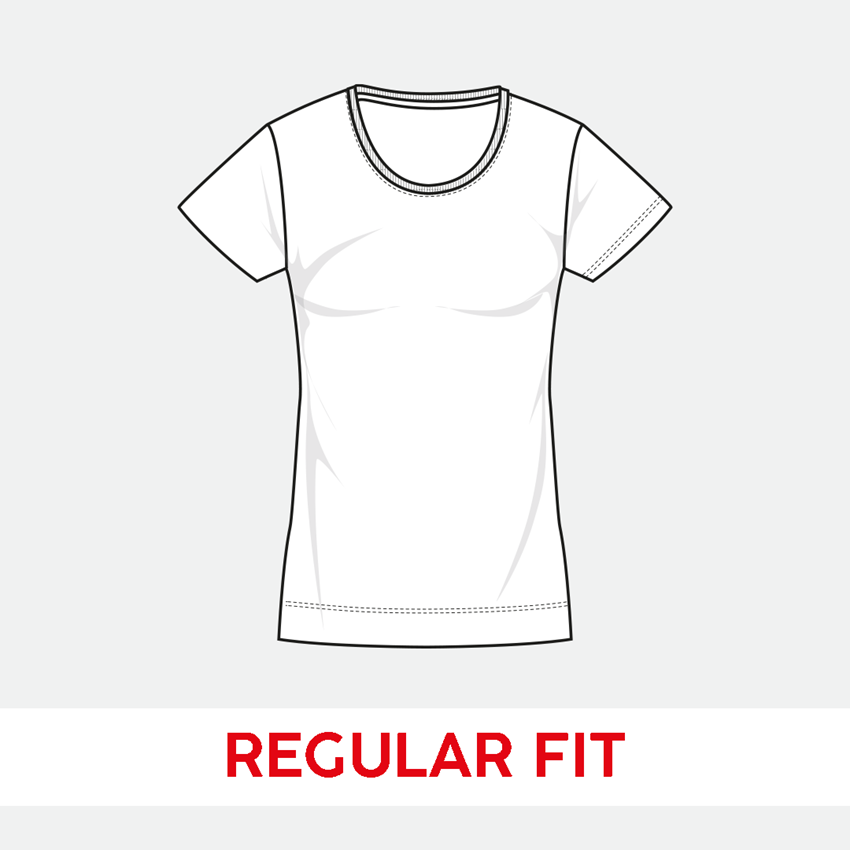 Themen: e.s. T-Shirt cotton stretch, Damen + schwarz 2