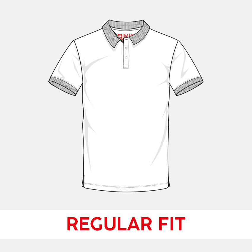 Shirts & Co.: e.s. Piqué-Polo cotton stretch + alkaliblau 2