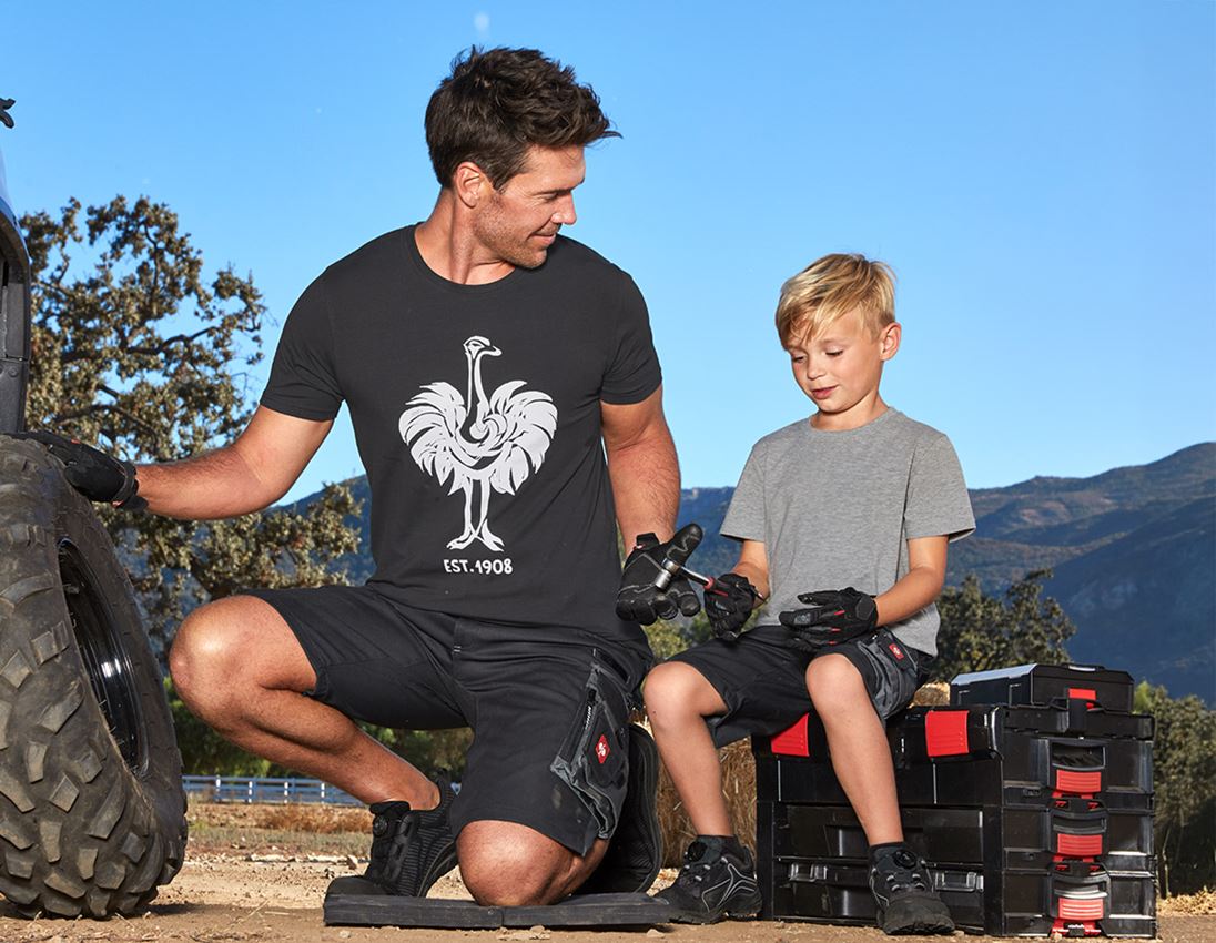 Shirts & Co.: e.s. T-Shirt 1908 + schwarz/weiß 1