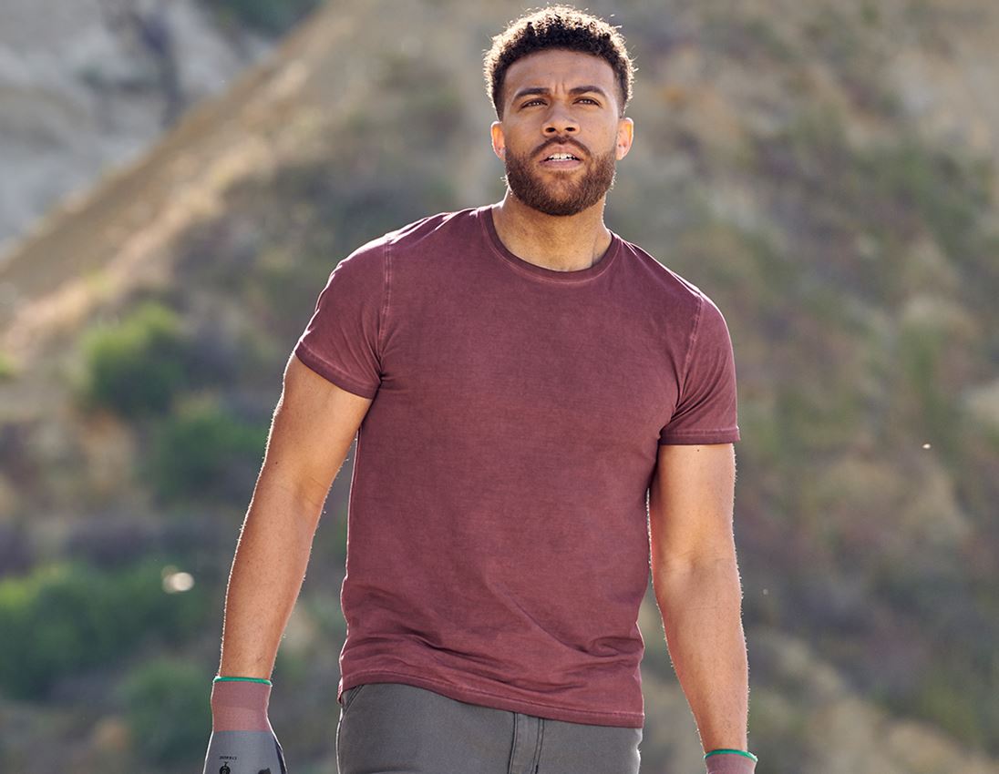 Shirts & Co.: e.s. T-Shirt vintage cotton stretch + rubin vintage