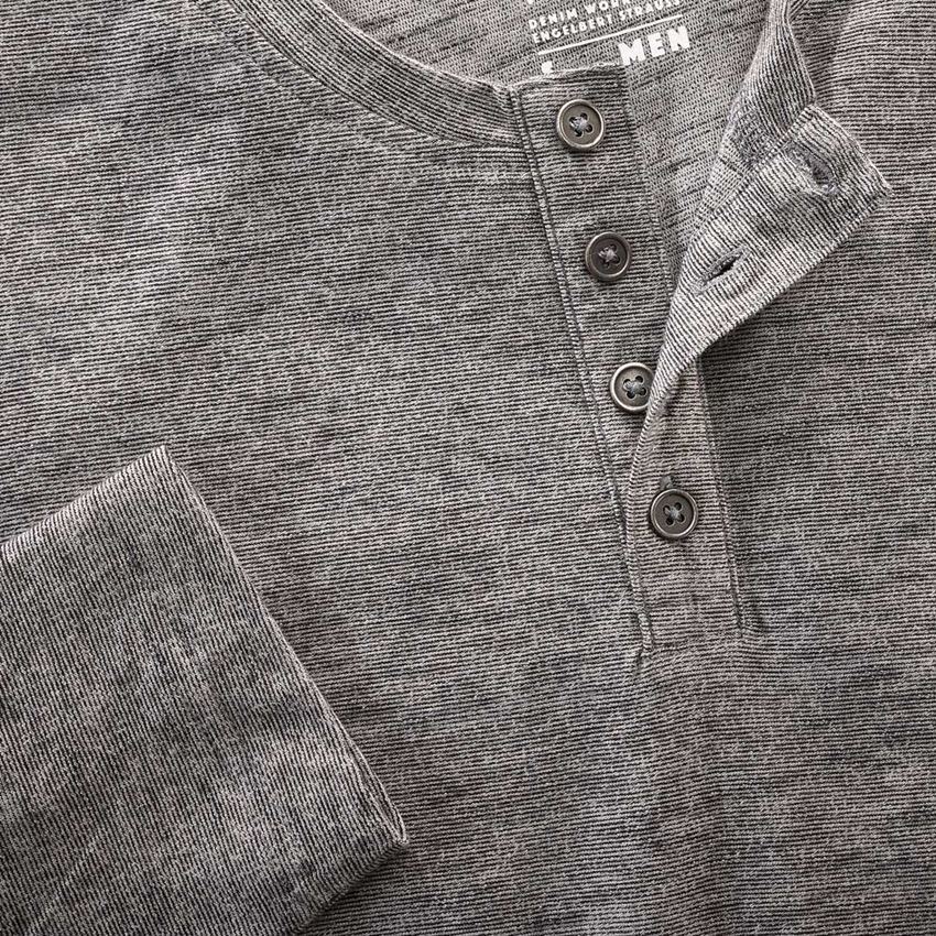 Shirts & Co.: Longsleeve e.s.vintage + schwarz melange 2