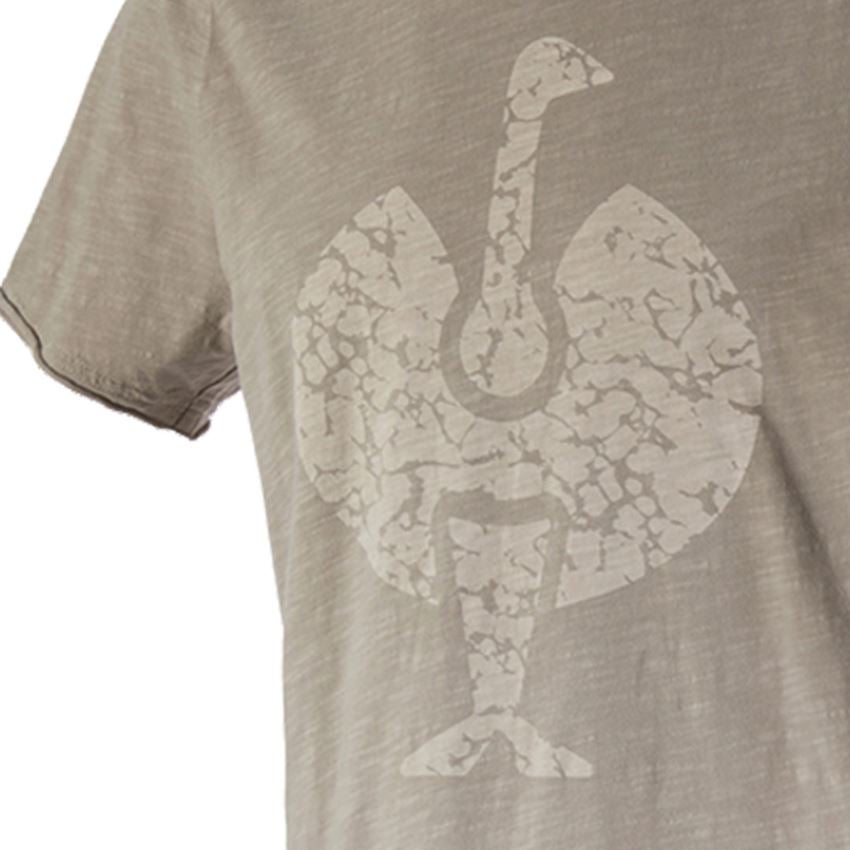 Shirts & Co.: e.s. T-Shirt workwear ostrich + taupe vintage 2