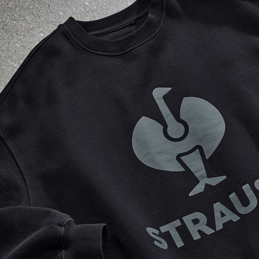 Shirts & Co.: Oversize Sweatshirt e.s.motion ten + oxidschwarz vintage 2